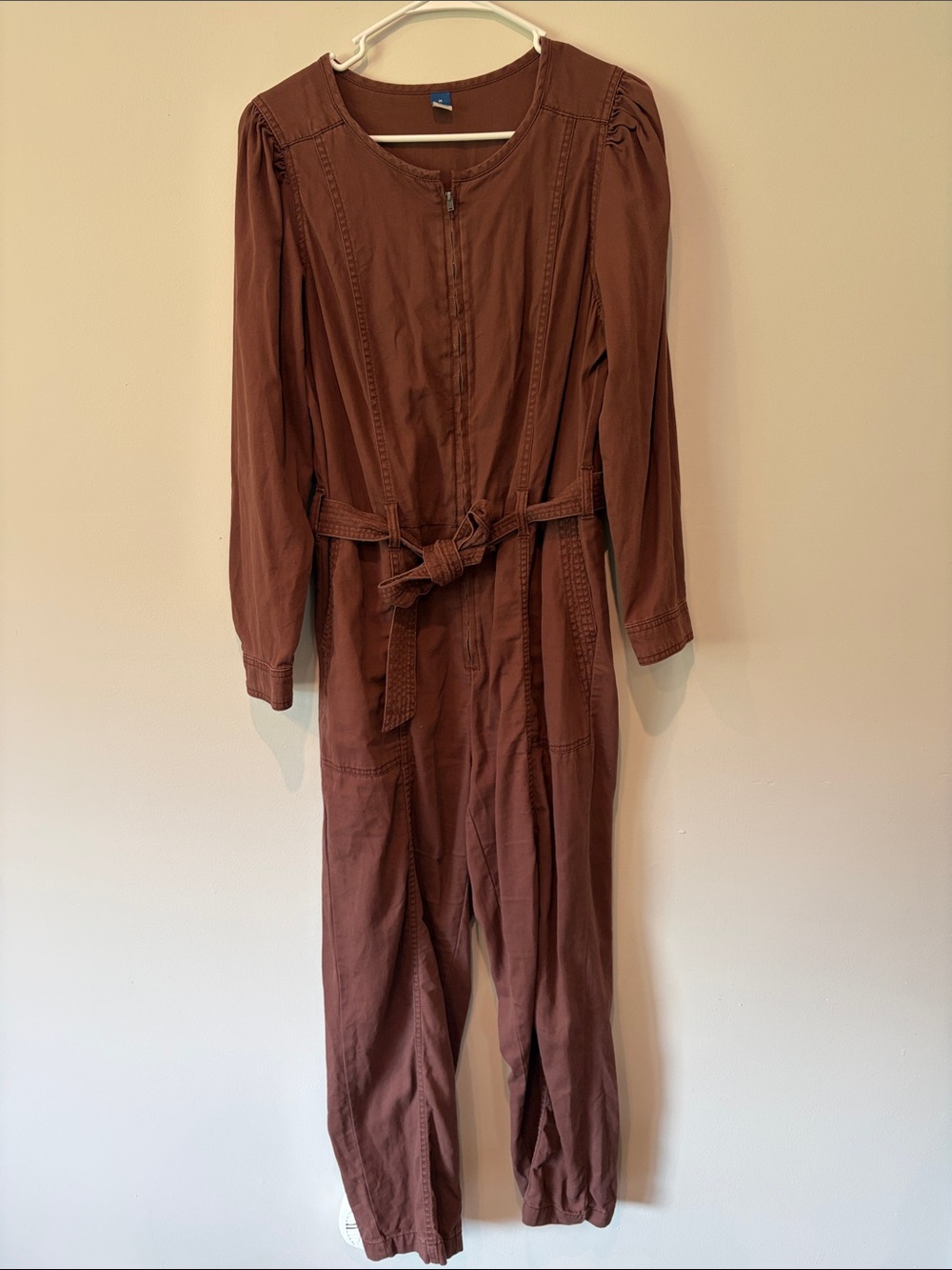 Women’s Old Navy Lot- Brown Jumpsuit, Green Romper and Brown Dress
